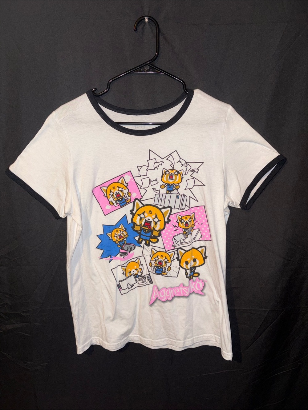Sanio Aggretsuko Ringer Graphic T-Shirt